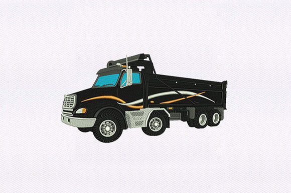 Black Freight Truck Embroidery Review for Real Projects
