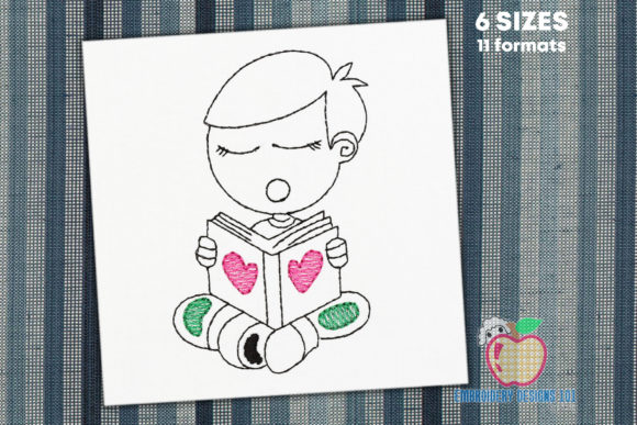 Boy Reading Love Book Quick Stitch Review