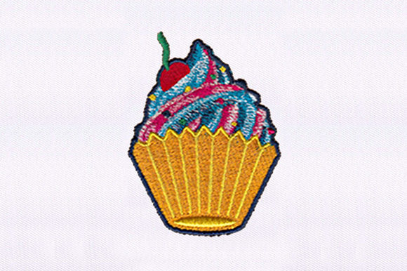 Colorful Cream Cupcake Embroidery Review