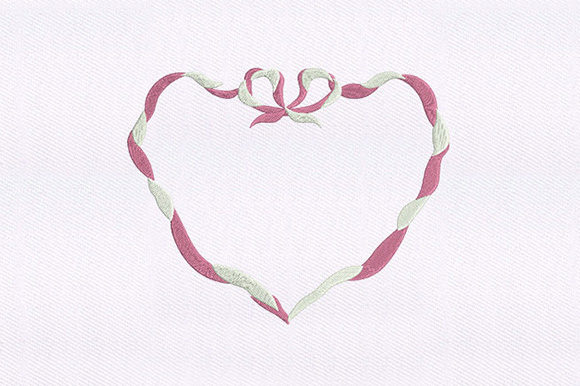 Entwined Ribbon Heart Review for Boutique Embroidery Projects