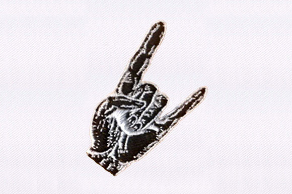 Horns Hand Sign: A Versatile Embroidery Design for Creative Sellers