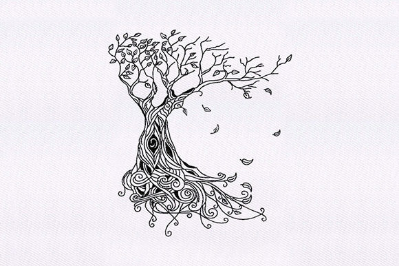 Intricate Tree Leave Design Review