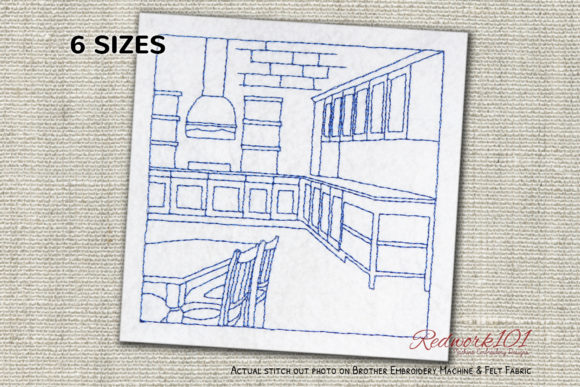 Kitchen Interior Design Redwork: A Review for Embroidery Makers