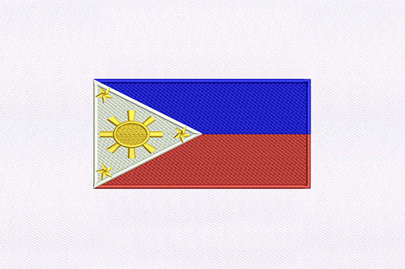 Philippines Flag Design Review for Seasonal Embroidery