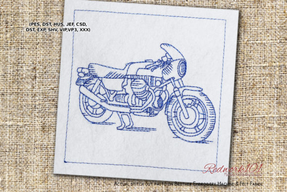 Review of Moto Guzzi LeMans Machine for Seasonal Embroidery